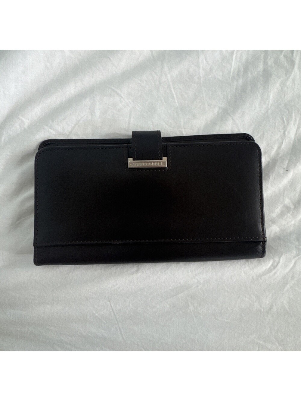 CUTTER & BUCK Brown Leather Travel Wallet Organizer